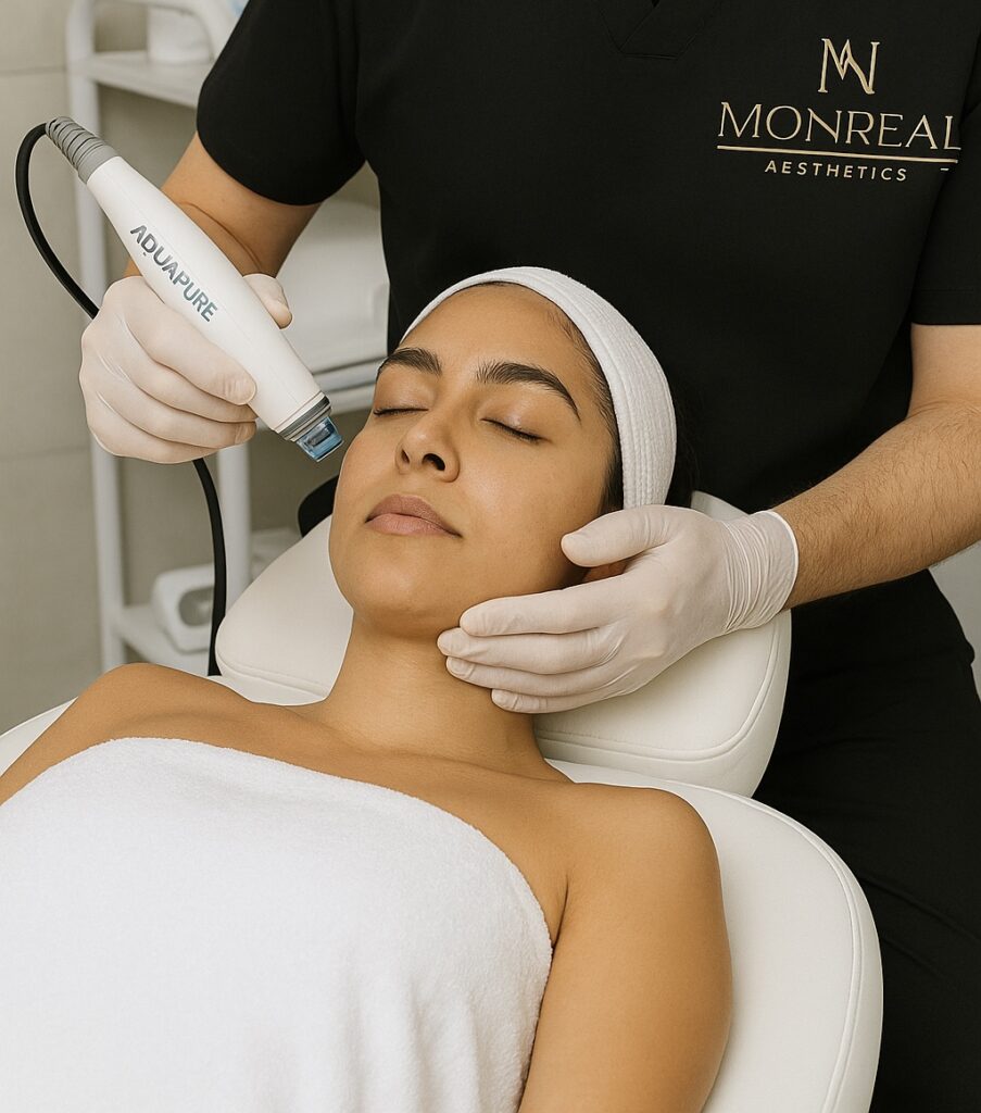 limpieza facial profunda con sistema aquapure en la ciudad de bogotá colombia