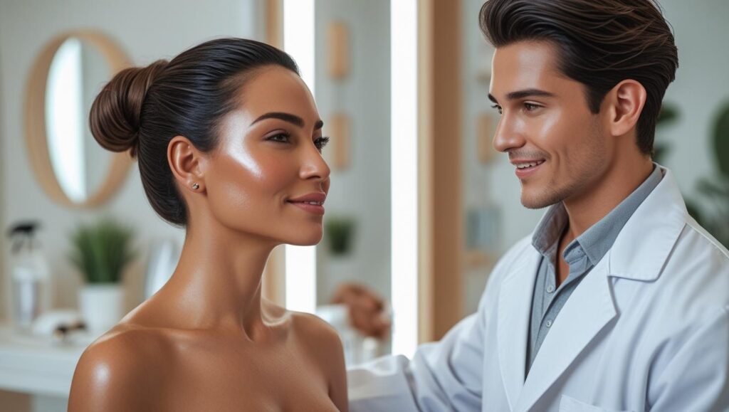 qué lindo rostro de esta persona, una cara suave y fresca luego de aplicarse botox facial en monreal aesthetics