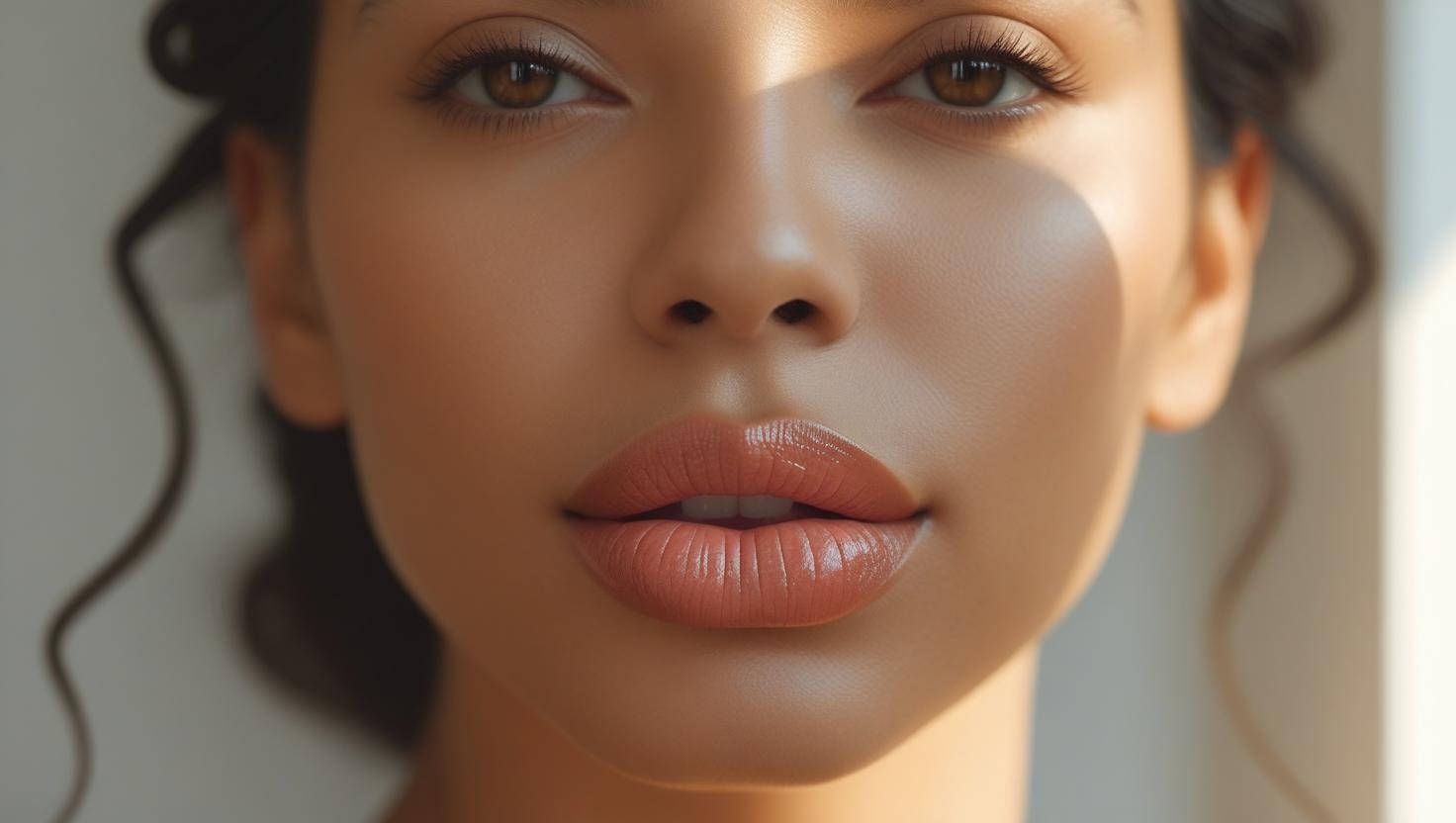 labios carnosos, lip filler, mujer con labios gruesos por acido hialuronico en bogotá